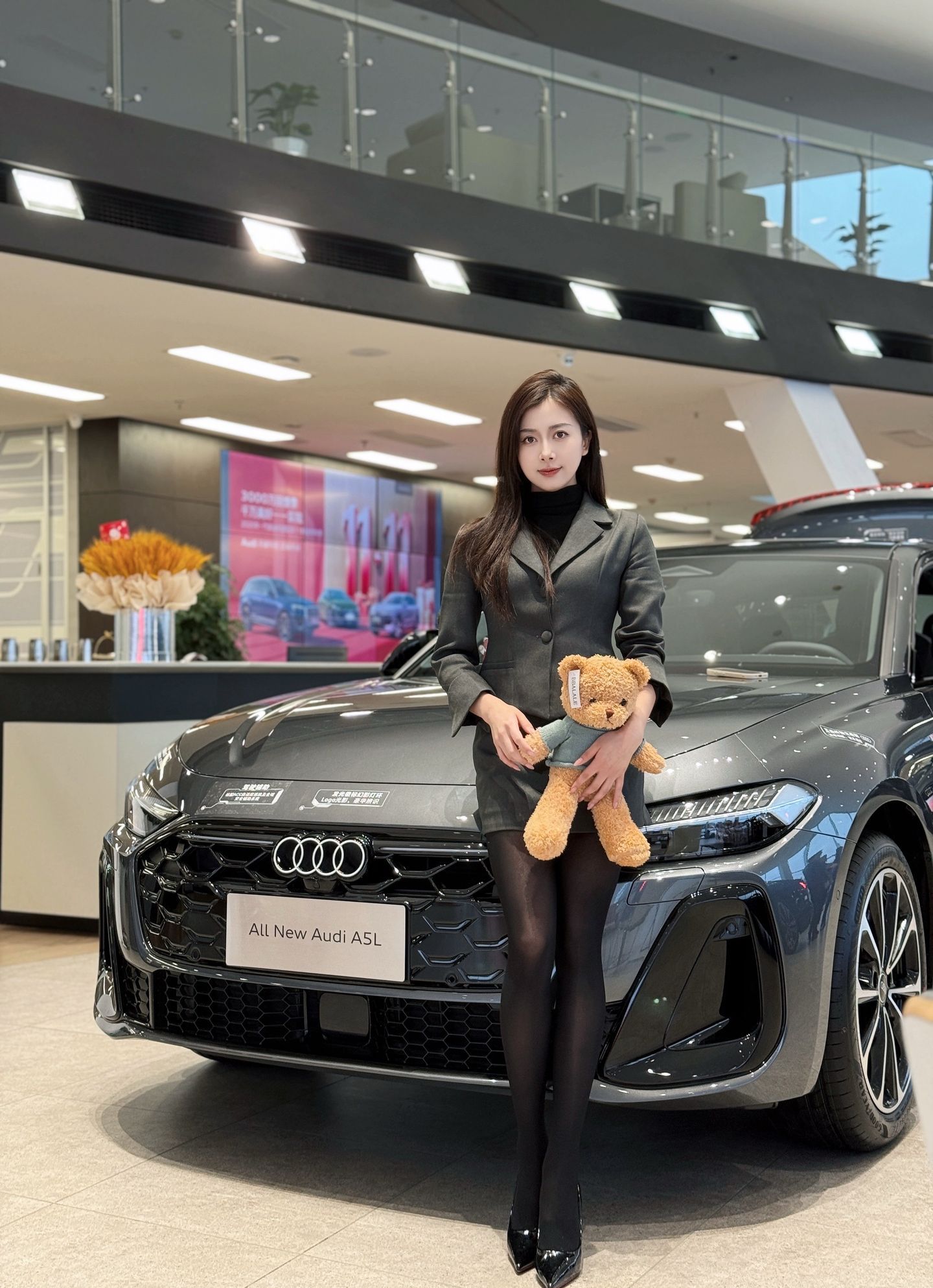 奥迪小熊好可爱