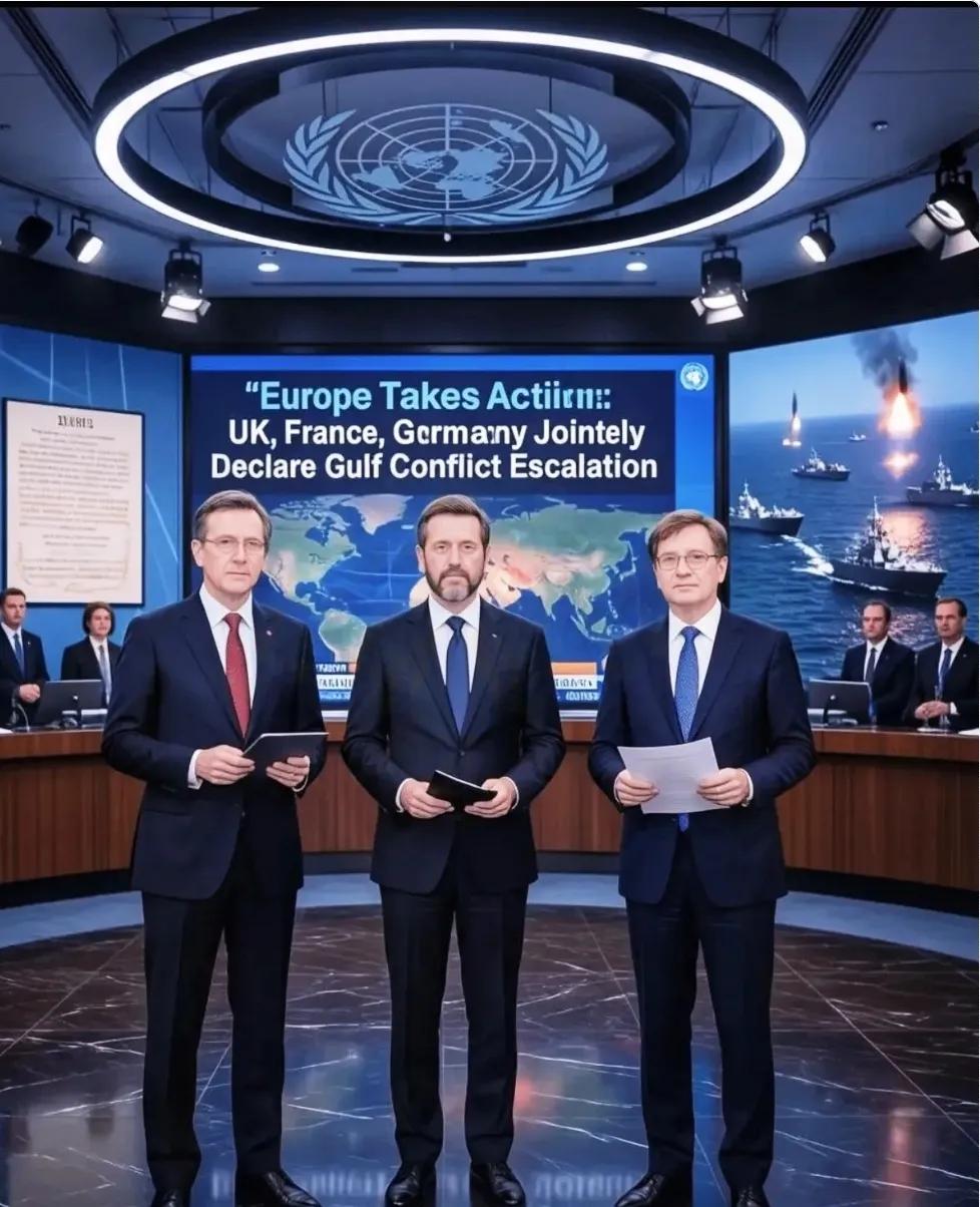 谁能想到，中东这摊浑水，欧洲三个带头的居然也蹚进来了。