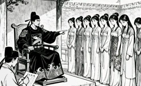 1407年，朱棣下诏全国选美，谁知当美女们送到京师后，锦衣卫纪纲先挑出几个最漂亮