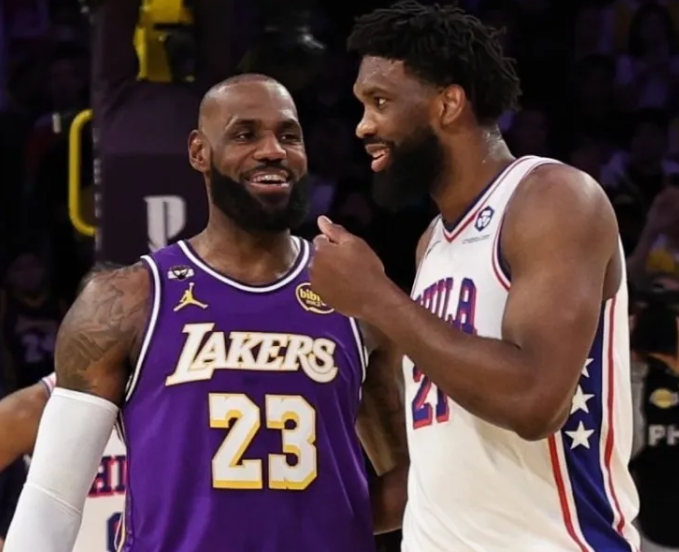 ESPN记者RamonaShelburne表示：勒布朗-詹姆斯对乔尔-恩比德的