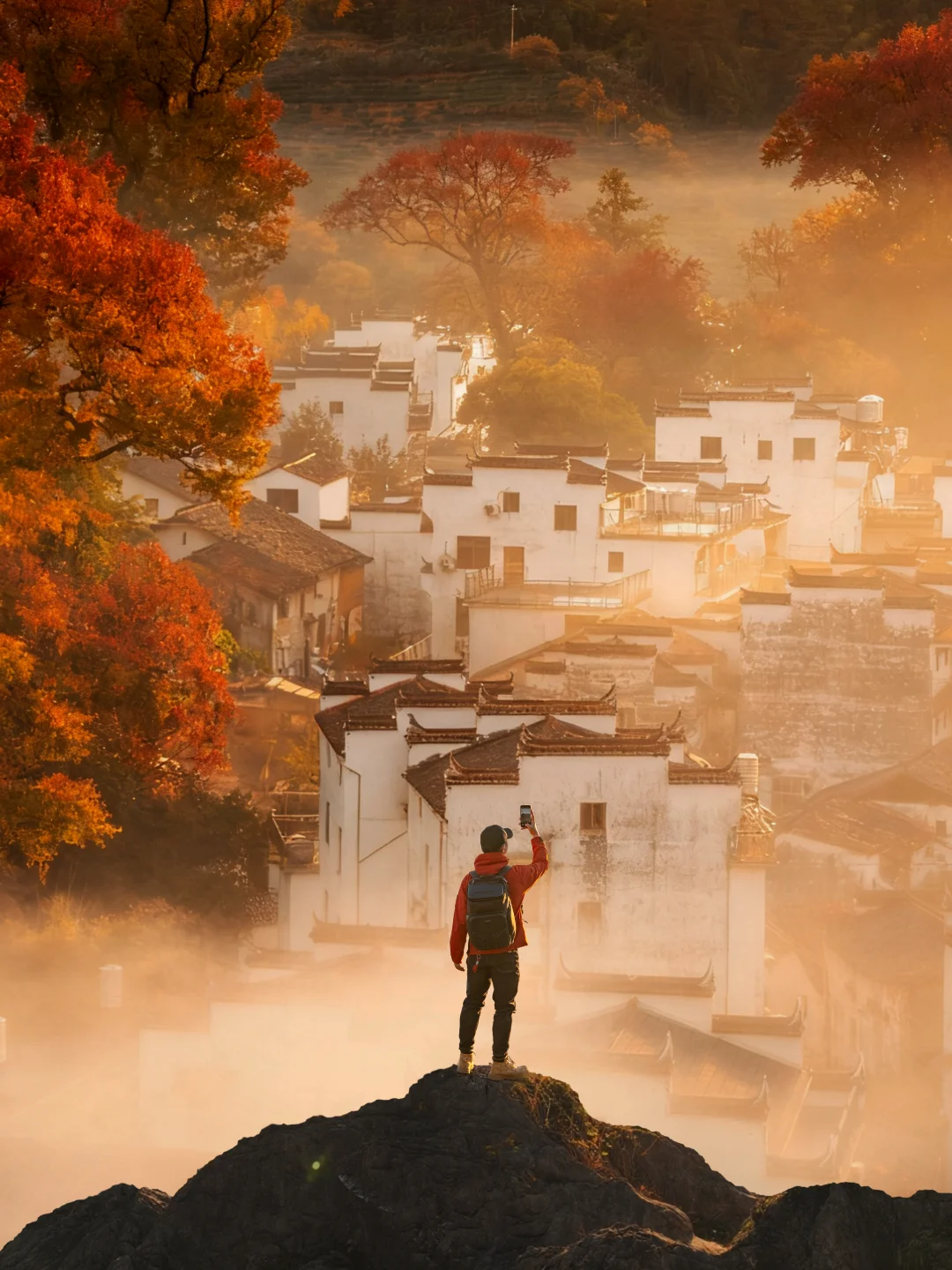 11月🍁后来我逢人便说，婺源的秋景有多美‼️