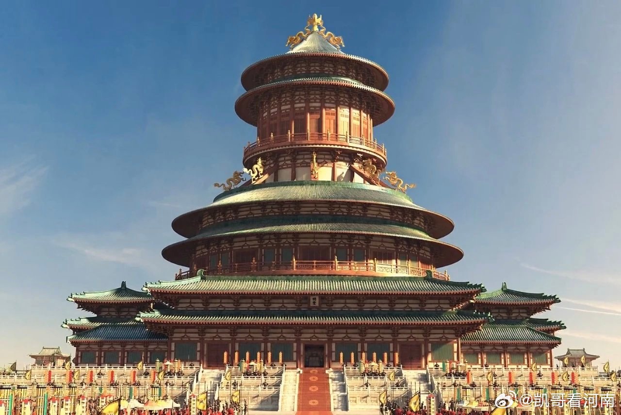 洛阳头条1300年前的洛阳奇迹：4米粗“定海神针”撑起88米摩天楼没有起重机