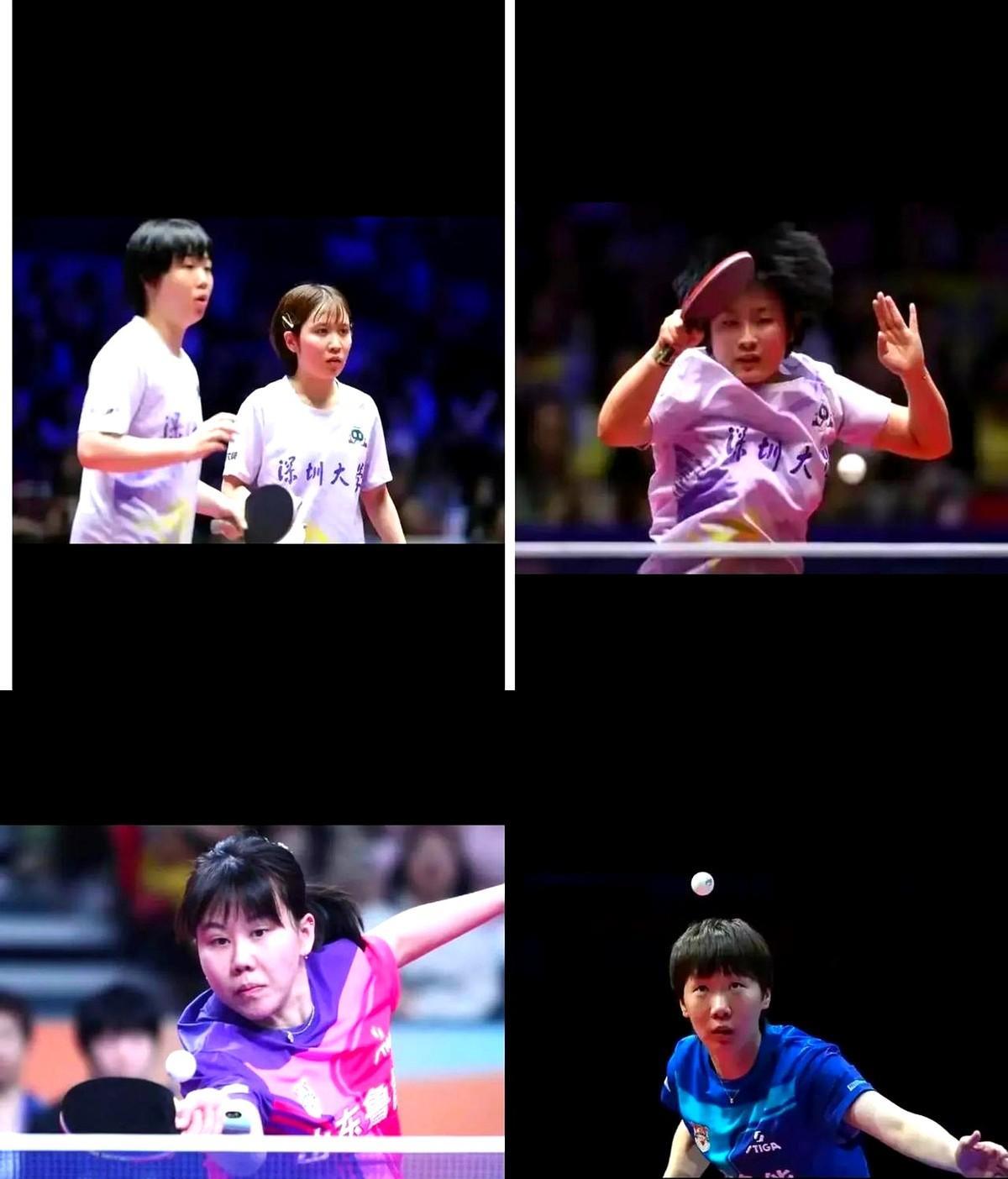孙颖莎被按板凳一整场深圳大学1:3输鲁能，季后赛门票悬了决胜局19岁覃予萱硬