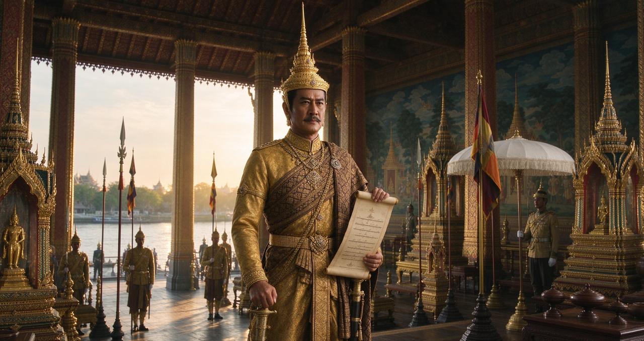 拉玛一世是泰国曼谷王朝的开创者，他本是泰国华人吞武里王朝的将领，杀死国王郑信，自