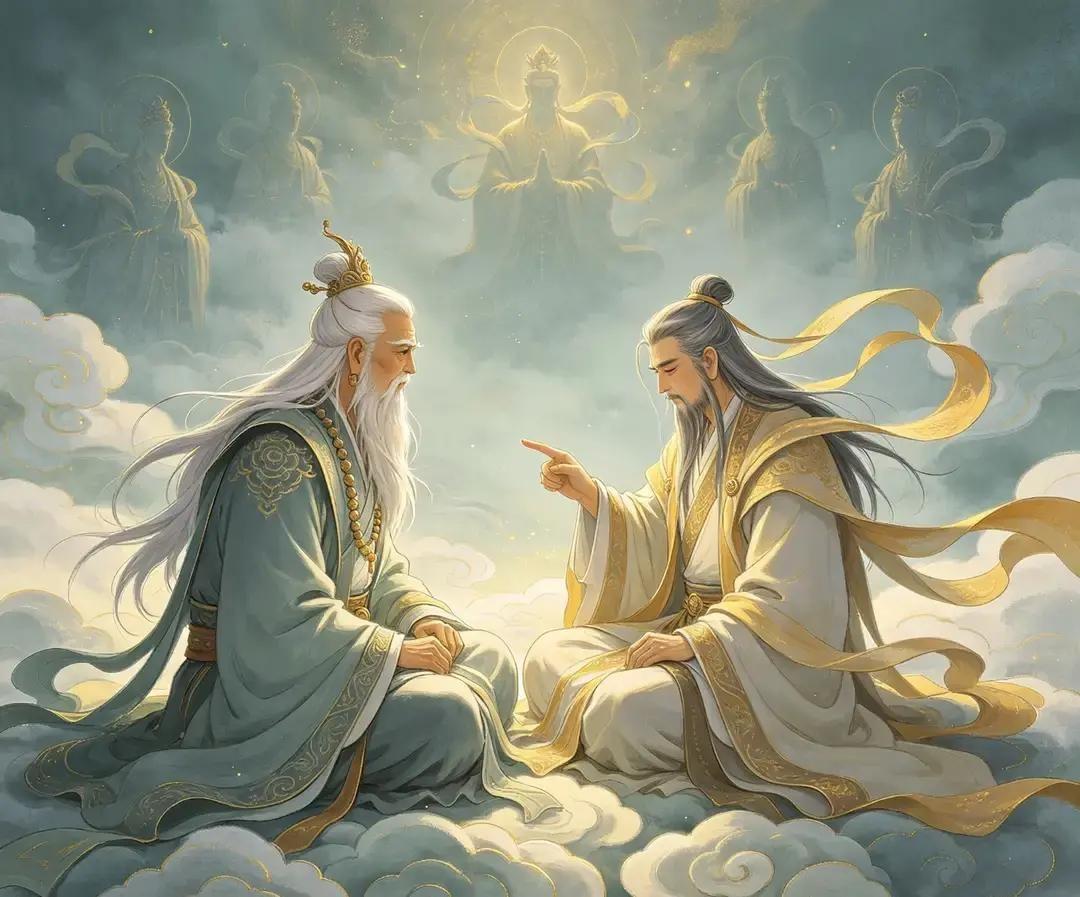 都以为天地六圣是天花板，结果菩提祖师和准提道人的一番密谈，才揭开一个更吓人的真相