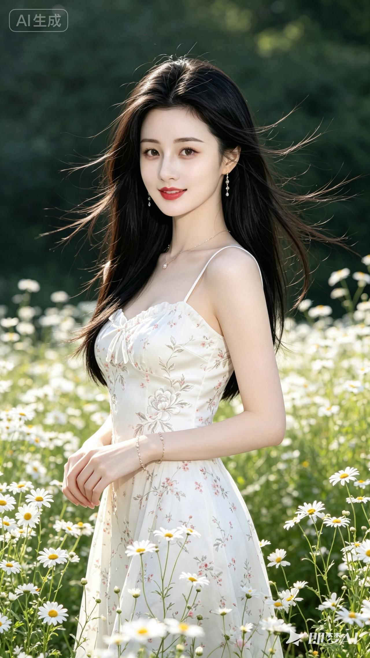 夏日浪漫野餐，与花海共舞的少女时光🌸💃