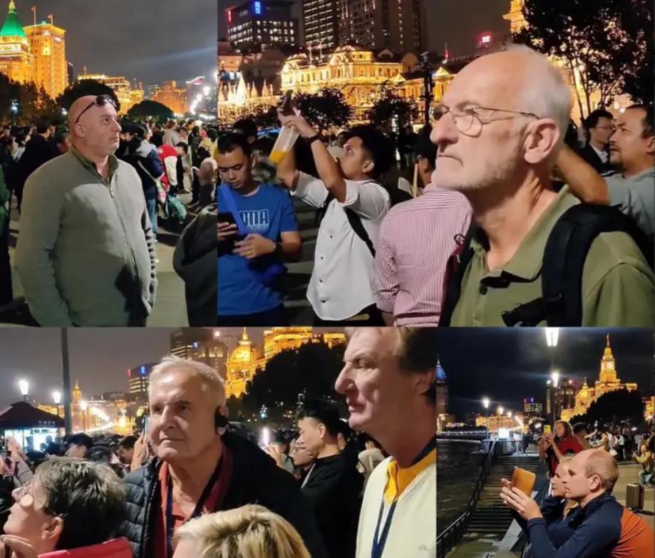 为什么很多美国人到了中国后不笑，全都表情严肃的看着中国的一切？因为这些外国人突然