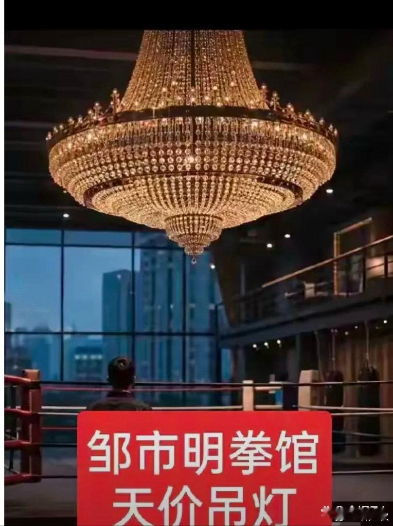 这是邹市明拳馆的灯？！300万比中石化总部的还贵