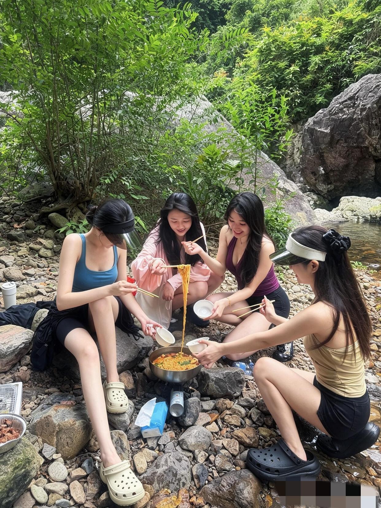 跟我们一起进山玩水吧️