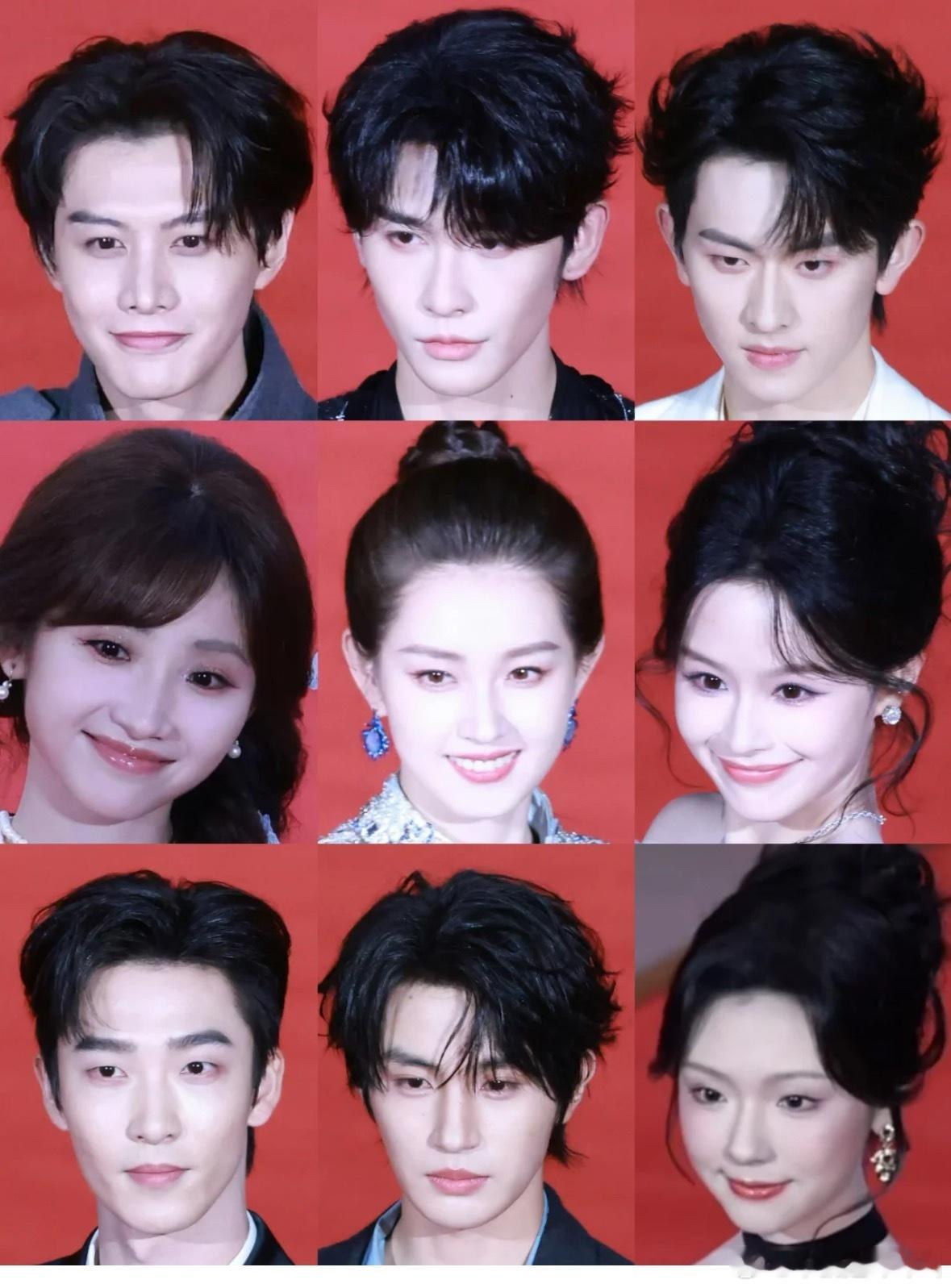 横店微短剧之夜红毯怼脸生图：何健麒、姚冠宇、张翅、申浩男、陈添祥、郭宇欣、余茵、