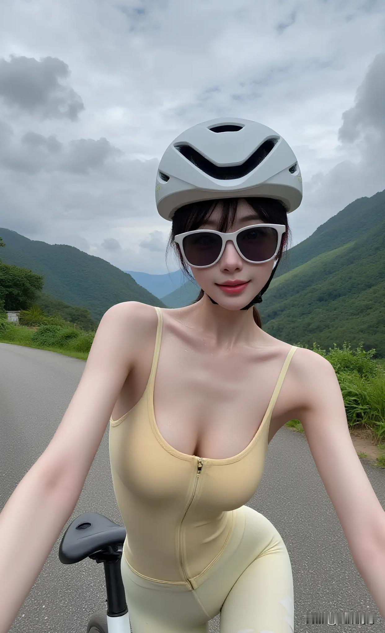 骑行这玩意儿一旦入坑就出不来了。她是那种风吹过发梢的自由，是那种征服山路的爽快，