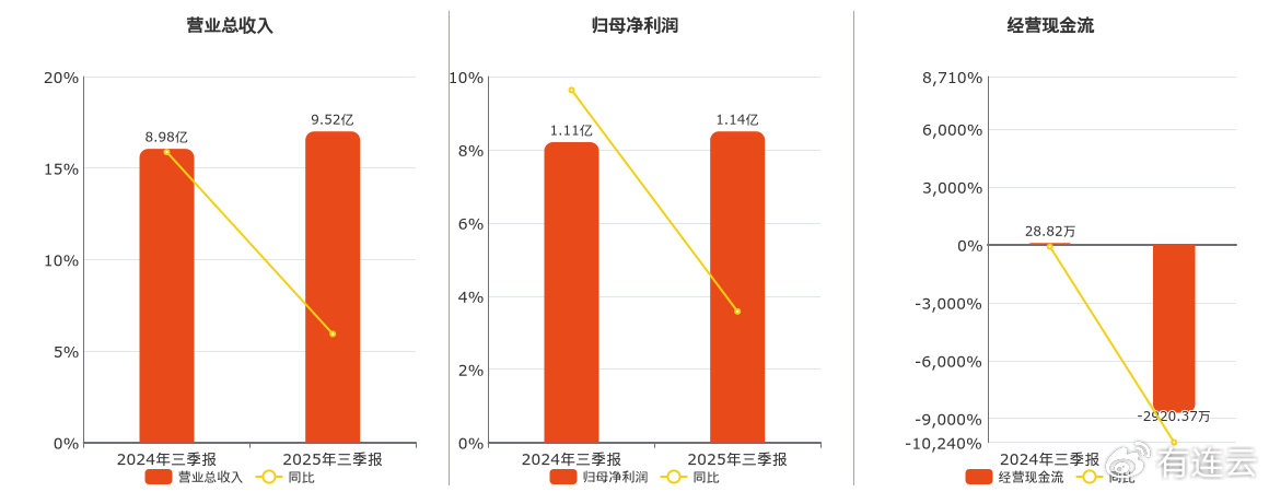 高盟新材(300200.SZ): 2025年三季报净利润为1.14亿元