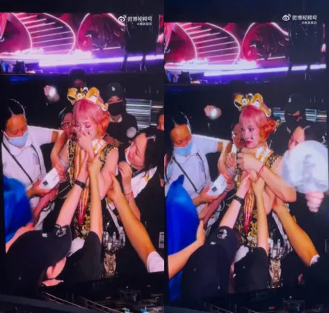 张韶涵演唱会唱到一半紧急吸氧！含泪鞠躬致歉：请给我3分钟歌手张韶涵成都演唱会突发意外！23日晚间演出