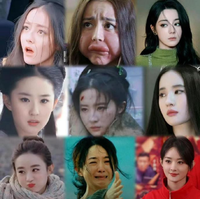 发现大美女扮丑总有一个通病​​​