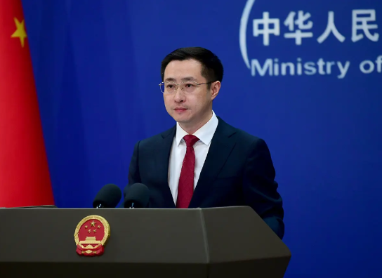 外交部发言人林剑5月14日在例行记者会上说：“藏南地区属于中国领土。中国政府近期