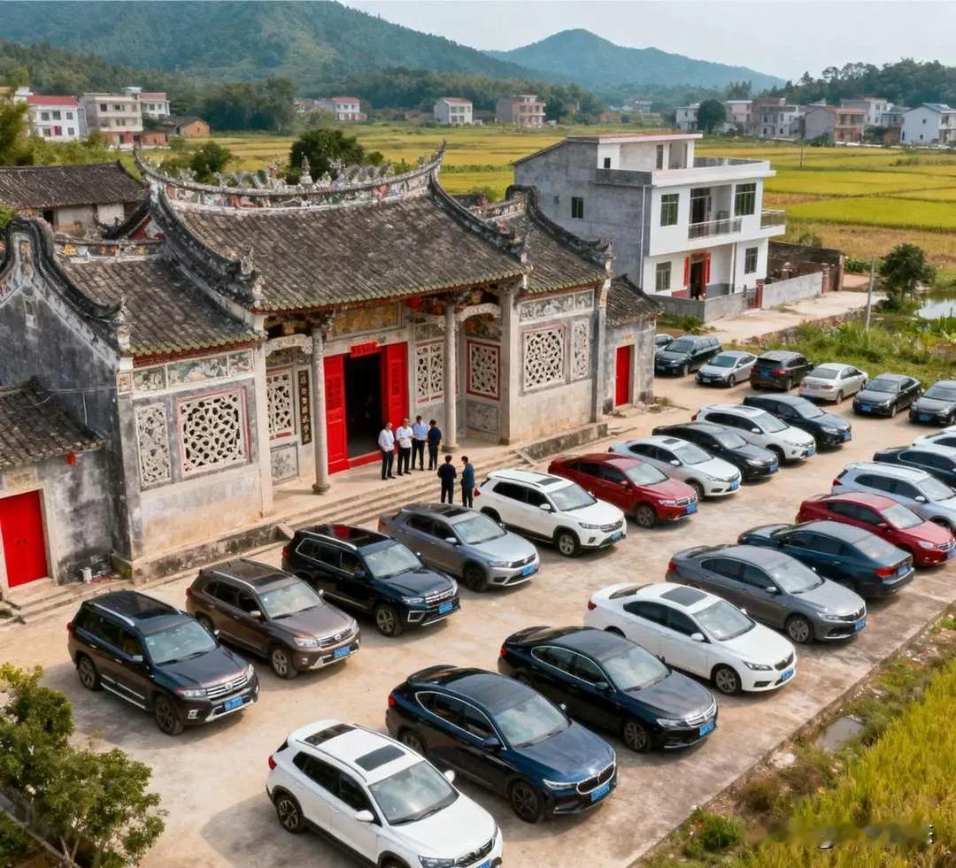 农村家家户户门口停满了小车，是为了出行方便还是攀比心理，爱面子？