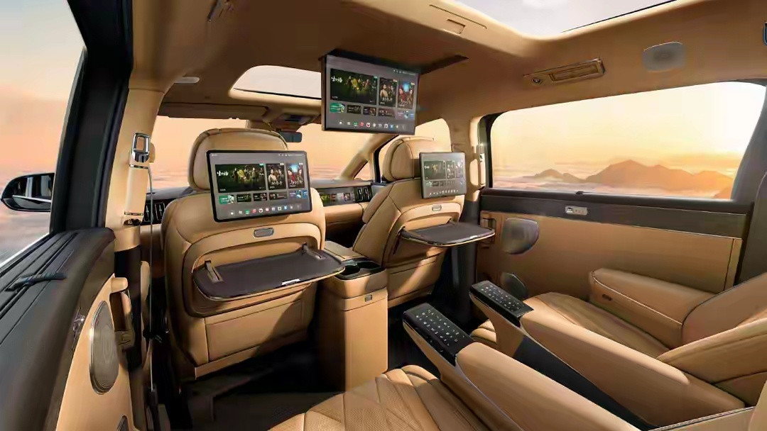 【比亚迪第二代腾势D9内饰图首发，明日预售】比亚迪首发第二代腾势D9内饰图，3