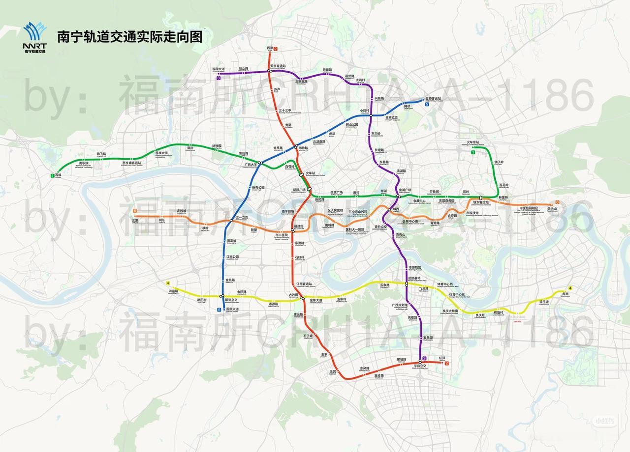 南京地铁，这六号线修的确实奇葩，东边这往下移又不是没人，沿线都是小区，非要跟一号