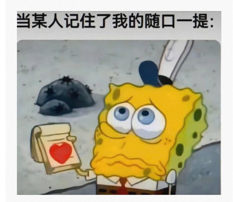 当有人记住了我的随口一提