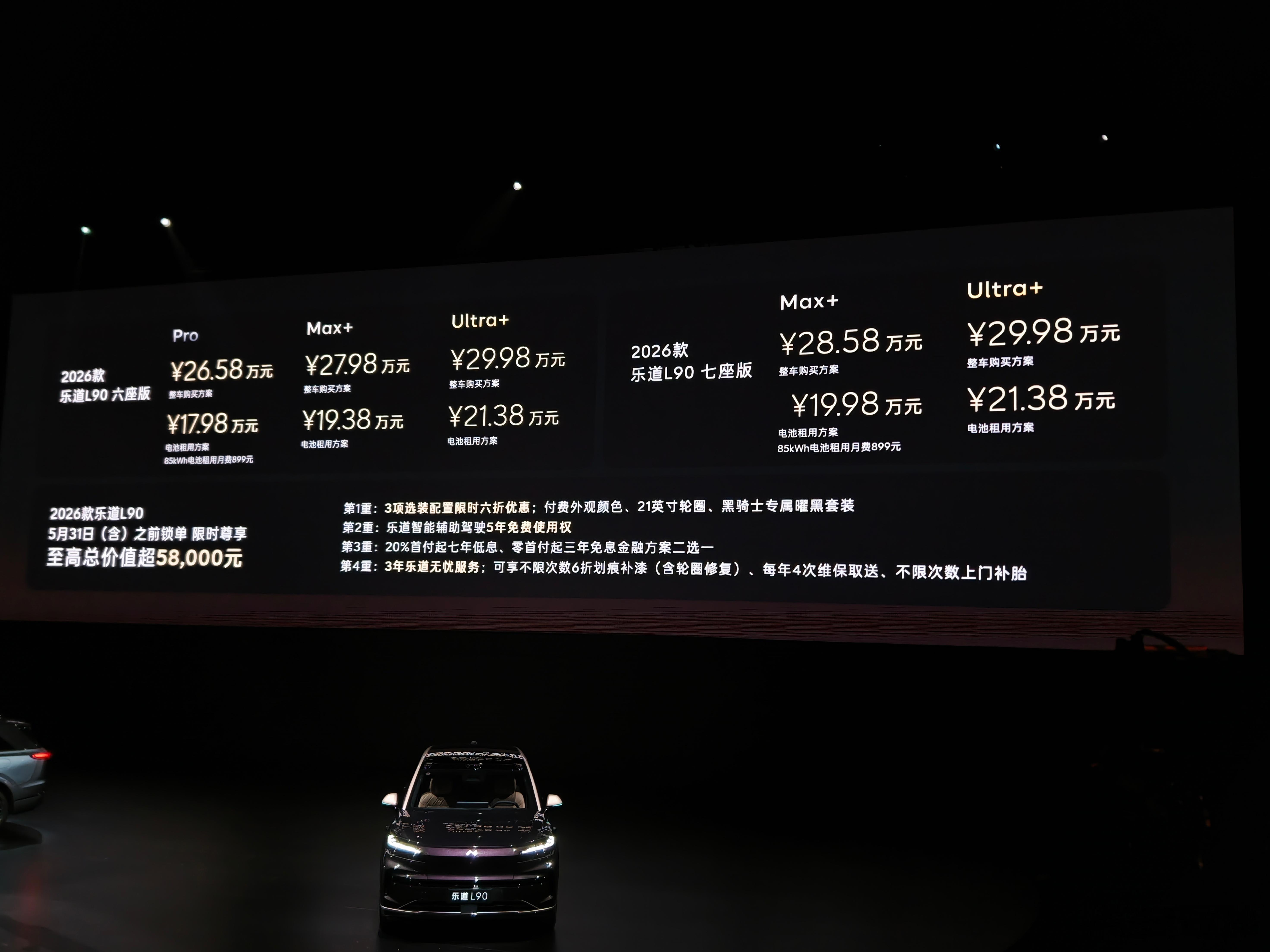 乐道L90这个价格依然很有竞争力！属于是之前的选配，都给你标配了。保守猜测，至少