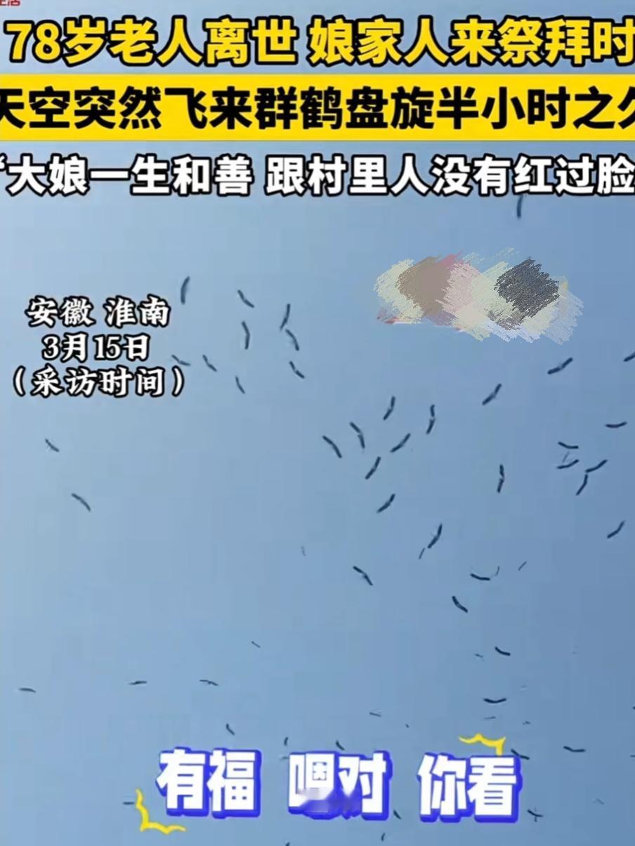 解释不清！3月15日，安徽淮南，本地一位78岁高龄的老人过世，就在娘家人前来祭拜