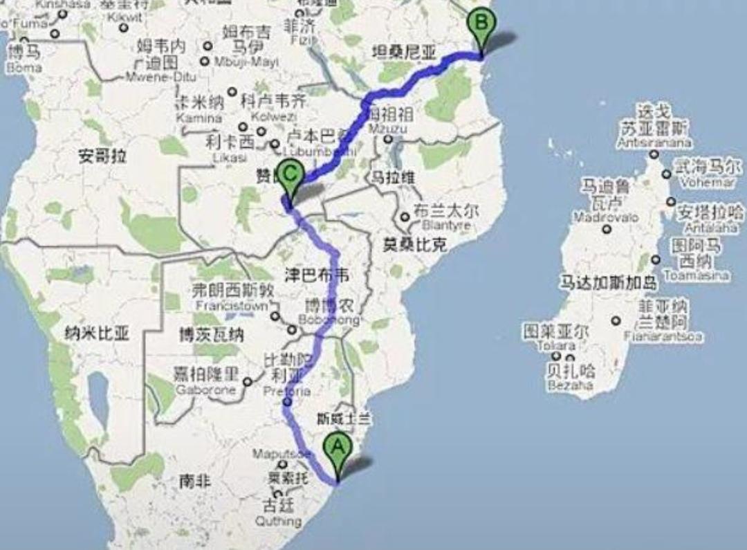 坦赞铁路再激活。（如图所示）曾经中国花费巨资和人力的援建的坦赞铁路，由于当地人