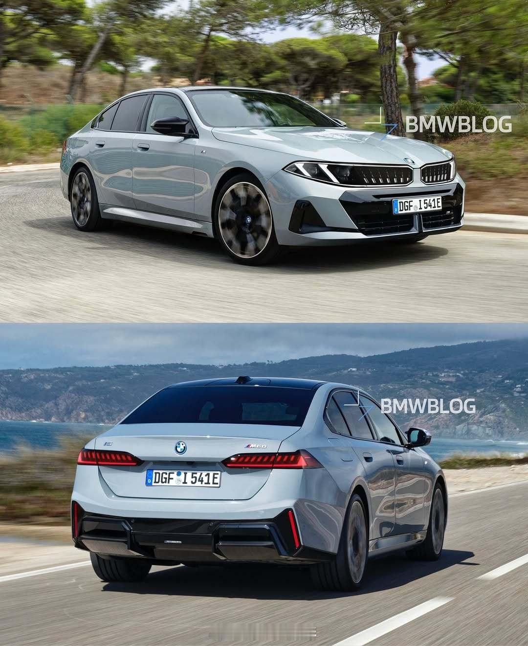 BMW5系中期改款的渲染图。是你们想要的那样吗[思考]​​​