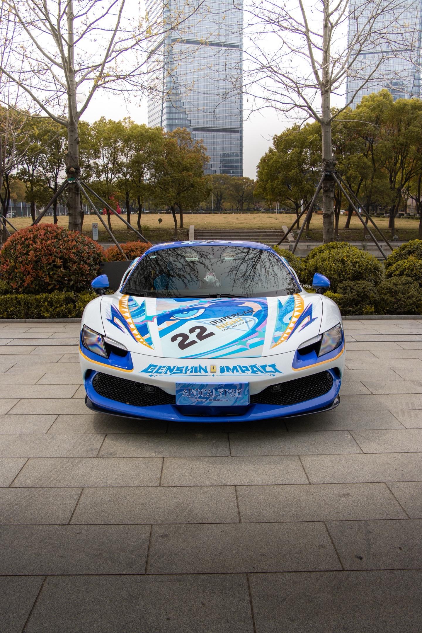 两台法拉利二选一🤔谁知道第一台是什么痛车