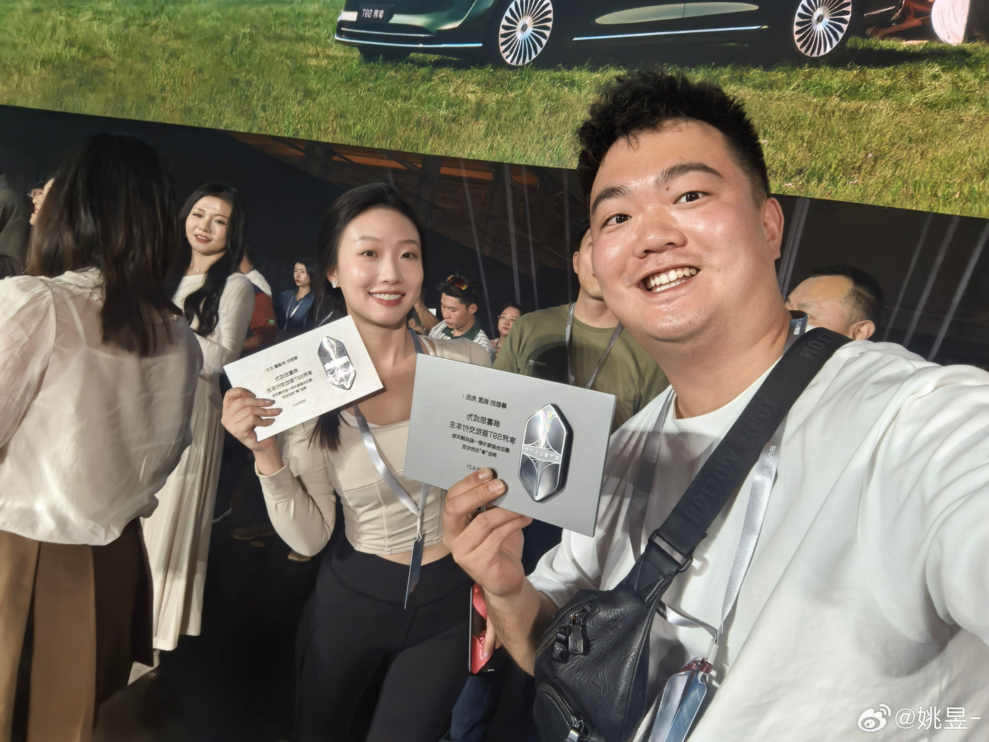 享界S9T首批车主交付仪式！！给大家介绍一下咱美女车友哈哈哈​​​