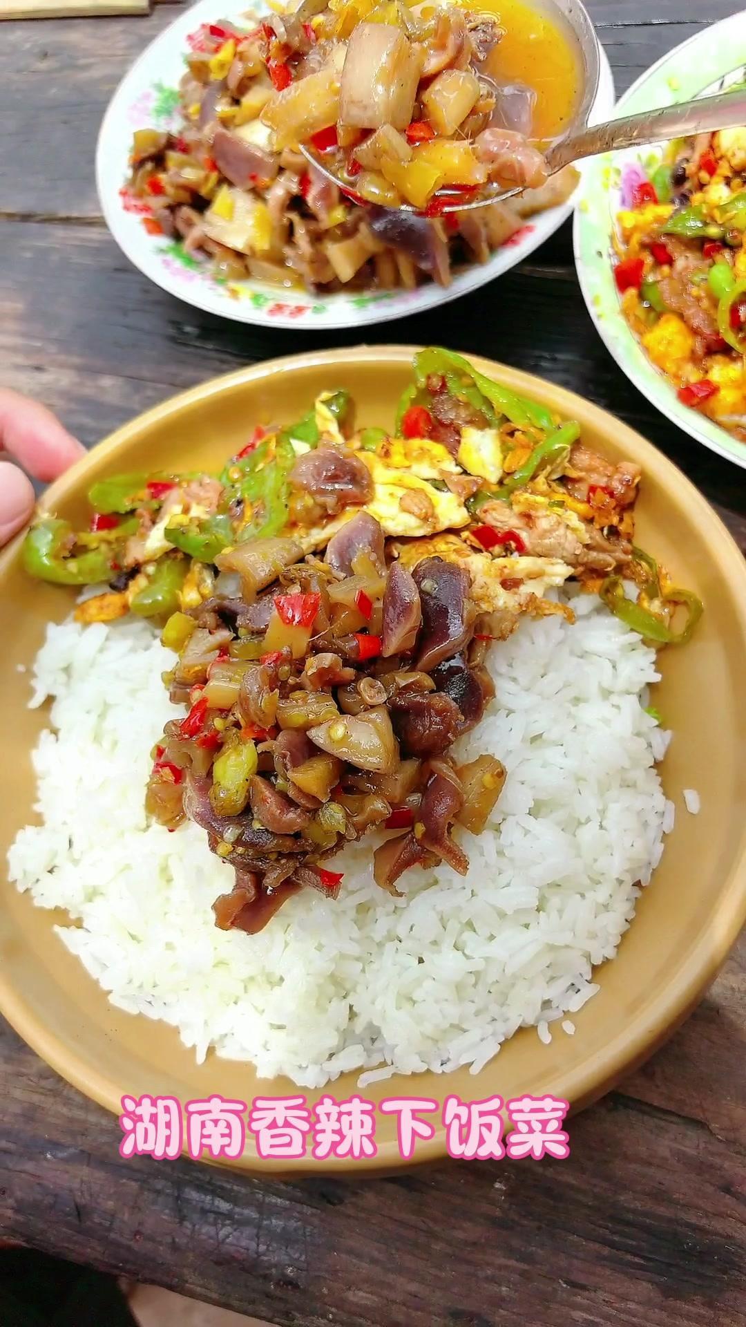 🌶️湖南香辣下饭菜，让你锅底划穿！🍲菜品丰富，有香辣嫩姜片、香辣儿菜、野山椒