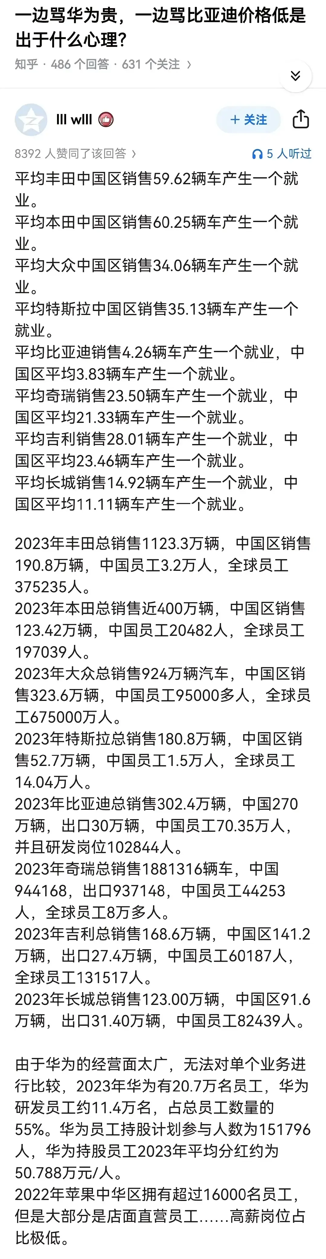 一边骂华为贵，一边骂比亚迪价格低，是出于什么心理？