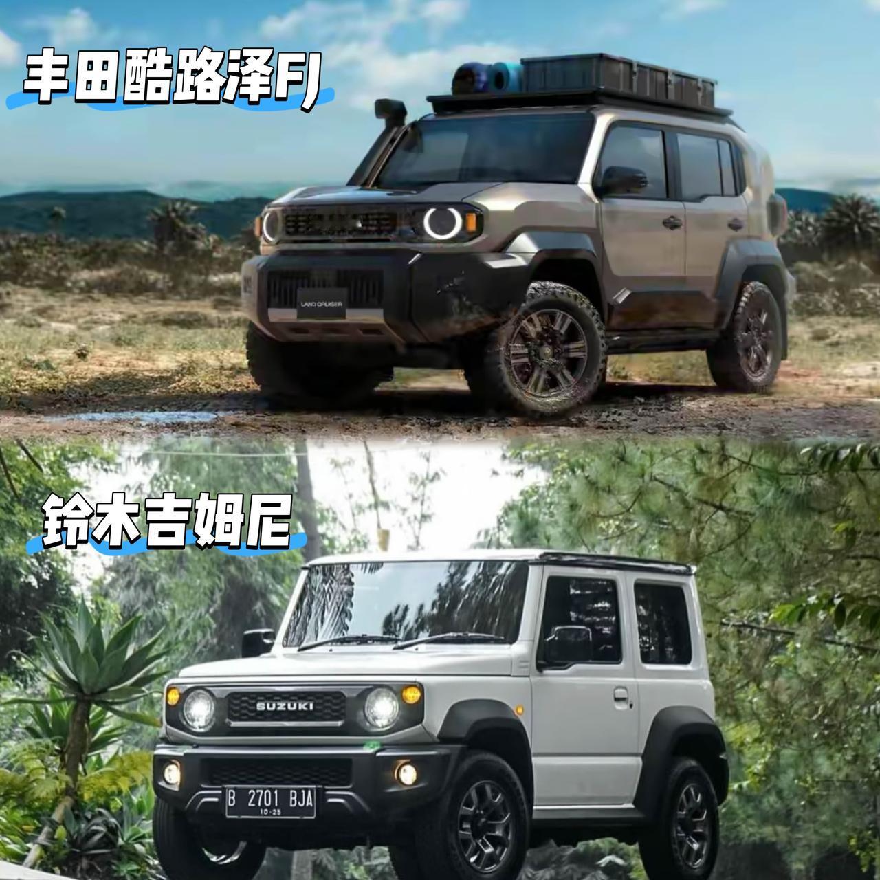 这才是吉姆尼真正的平替全新的丰田酷路泽FJ竟然不期而至前脸是典型的酷路泽分支