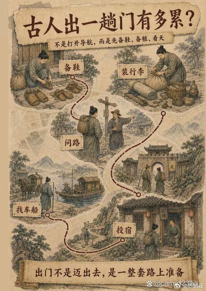古代出远门是真不容易