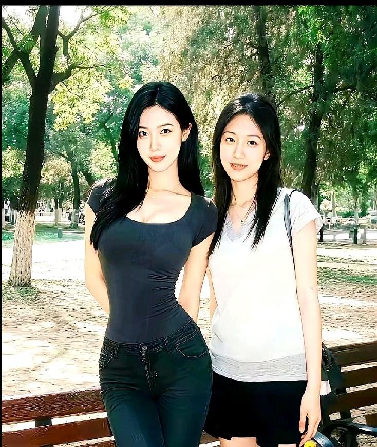 屏幕前的兄弟们，二选一，你会把票投给谁？左边黑衣，气场全开，眼神里带着钩子，