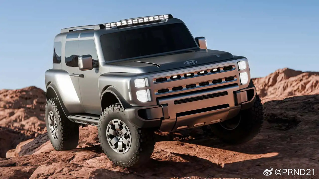 现代展出了一款Boulder概念车，预示着这个地球第三、近几年以卓越的设计风格闻