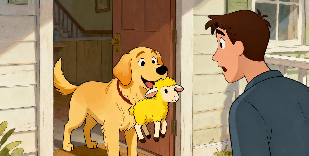 金毛出门“拐”回国家二级保护动物辽宁一网友家的金毛“多多”，最近凭一己之力冲