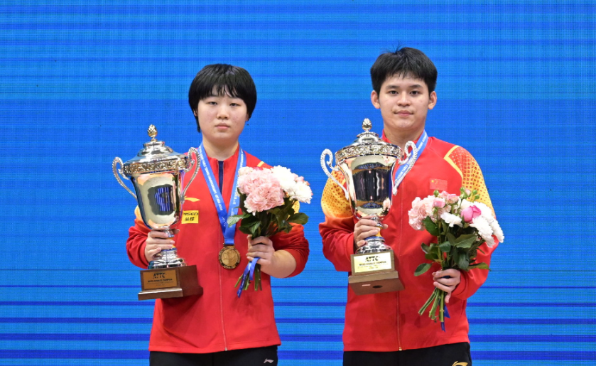 北京大满贯后，国乒6大混双/最新世界排名如下