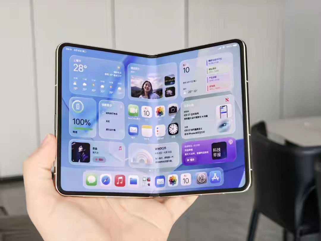 没想到苹果做折叠机也栽在产能上面。iPhoneUltra这套内折方案，钛合金中