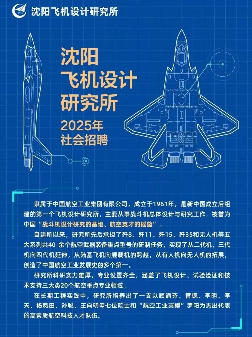 还让特朗普活不？都不保密了，阳谋了！沈飞开始设计第七代高超音速飞机了，并公开招聘