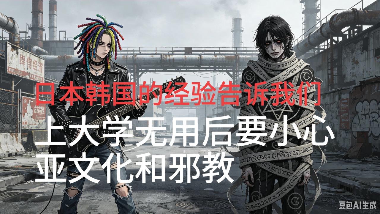 当上大学无用之后，就会出现亚文化现象，和现代邪教。大学无用说明经济放缓，放缓之