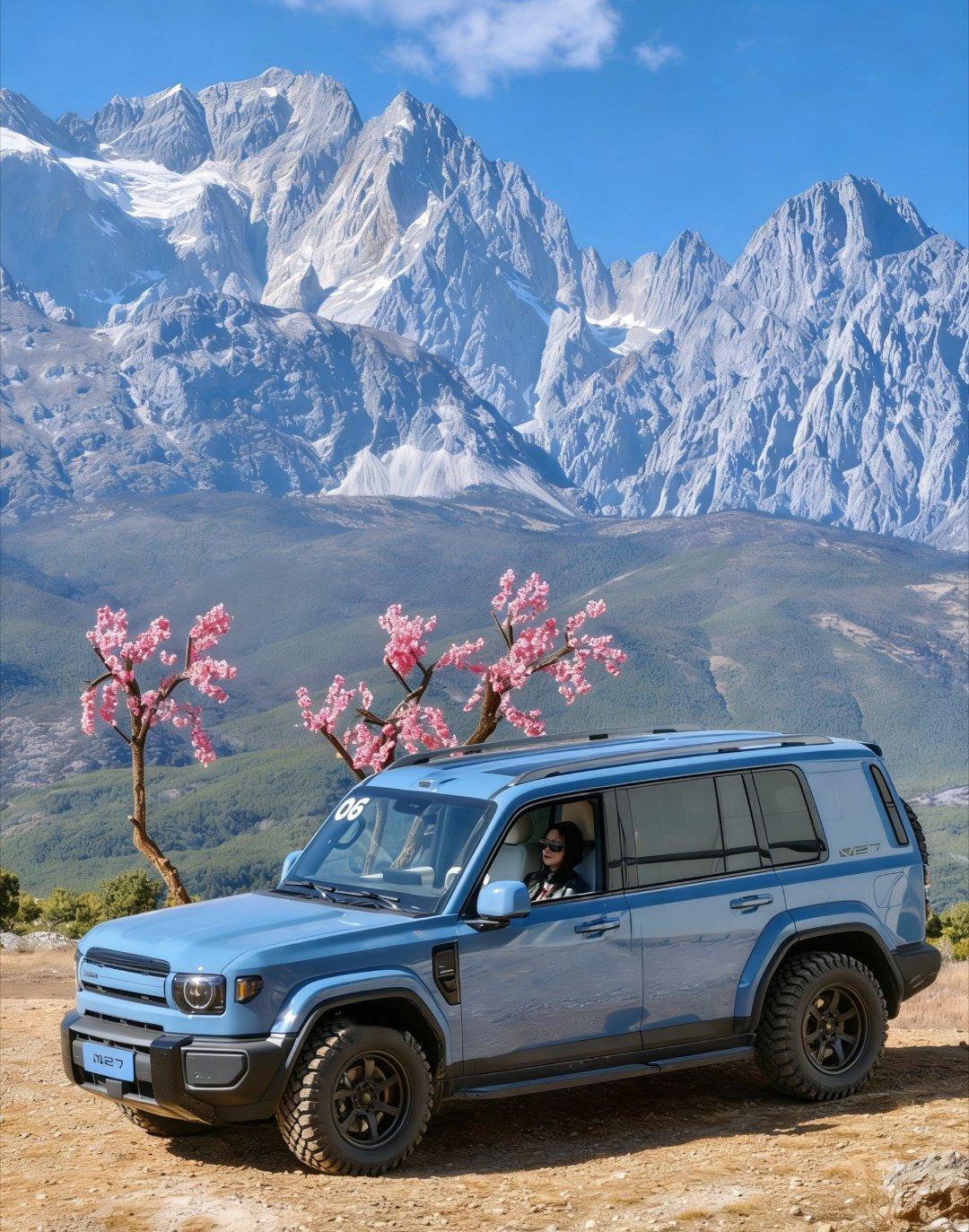 开之前，v27憋了半天，就这？开完，这底盘，得吹啊！！大v聊车丽江·玉龙雪山