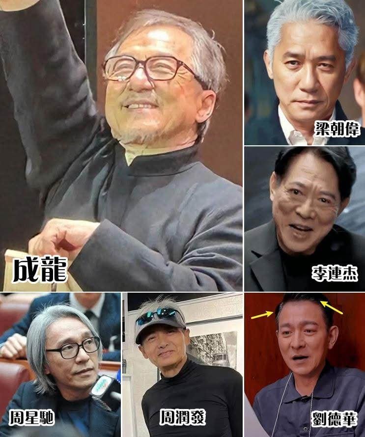 岁月是把杀猪刀！香港男神年华已逝！15位男星近照，成龙「一夜白发」刘德华也逃不过