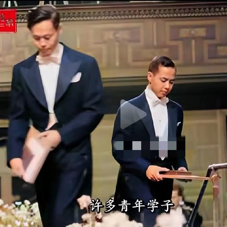 时间真是不可捉磨的东西，要不是尚有珍贵影像留存于世，大家可能都快忘了，杨振