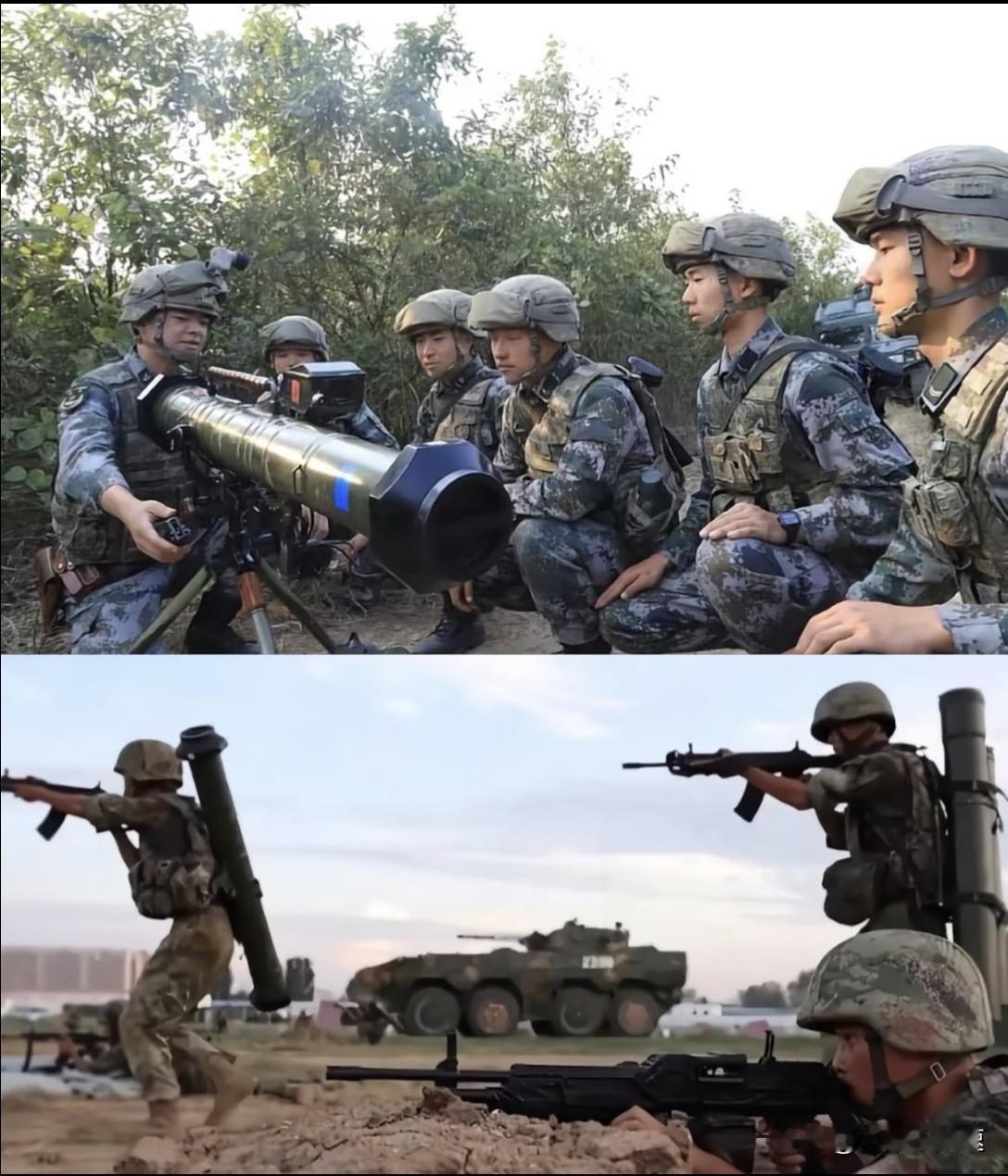 火力不足恐惧症到底解决了没有？这把充沛了吧！国产重型反坦克导弹，三脚架发射，