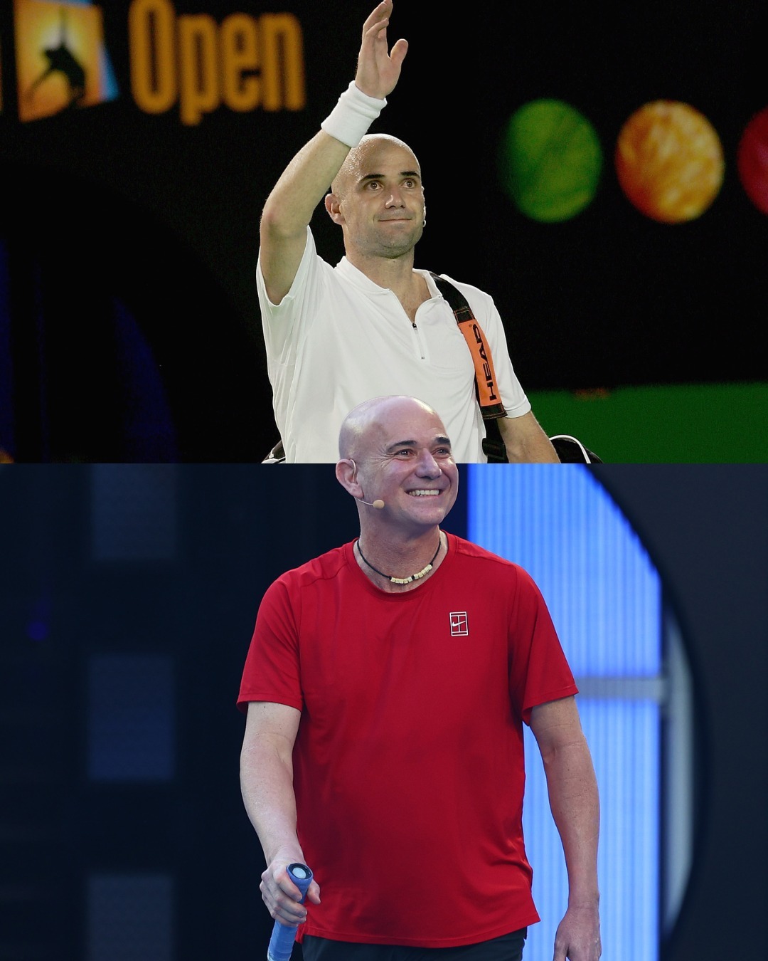 费德勒出席澳网开幕式费德勒！休伊特！阿加西！拉夫特！澳网开幕式的神仙表演赛阵容