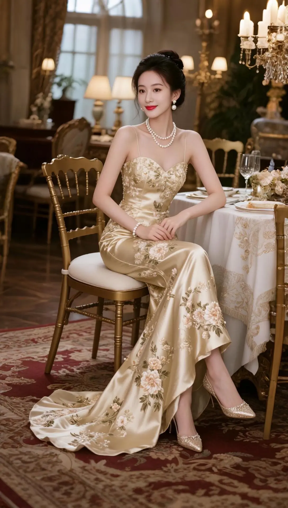 AI复古刺绣写真 随变ai随便玩