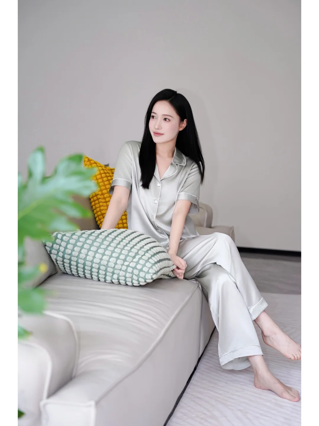 夏日宅家🍃舒服到不想脱下的真丝睡衣