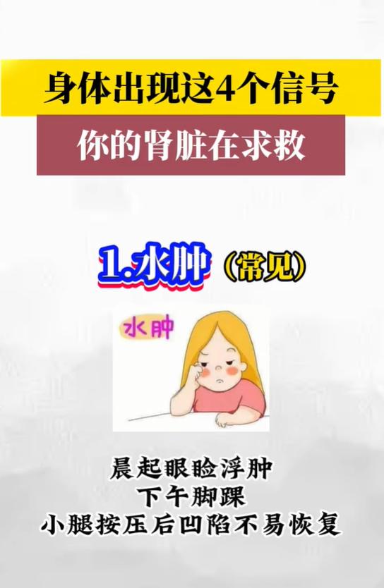 肾脏是人体重要的代谢器官，早期肾脏问题常常没有剧烈疼痛感，很多症状容易被大家忽略