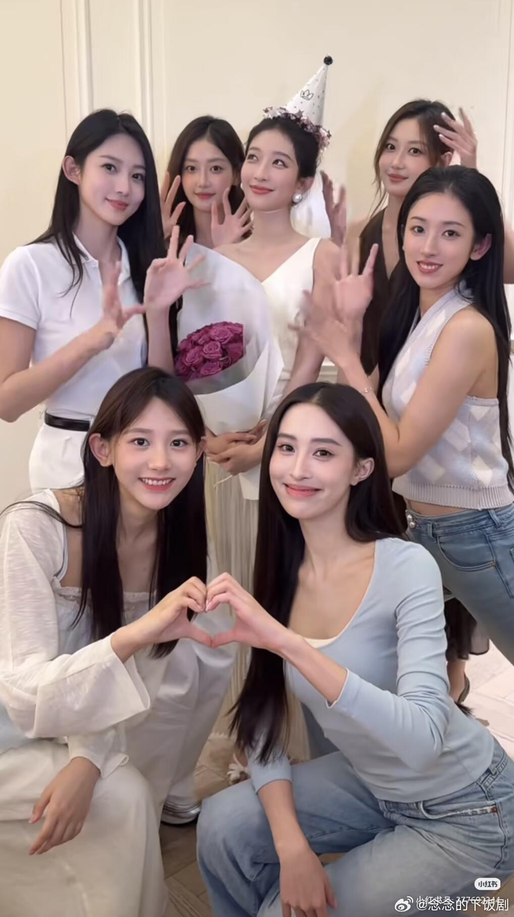 心动的信号洗碗四人组的两位Lp太美啦，真的是羡慕怡夫和方夫的一天心动的信