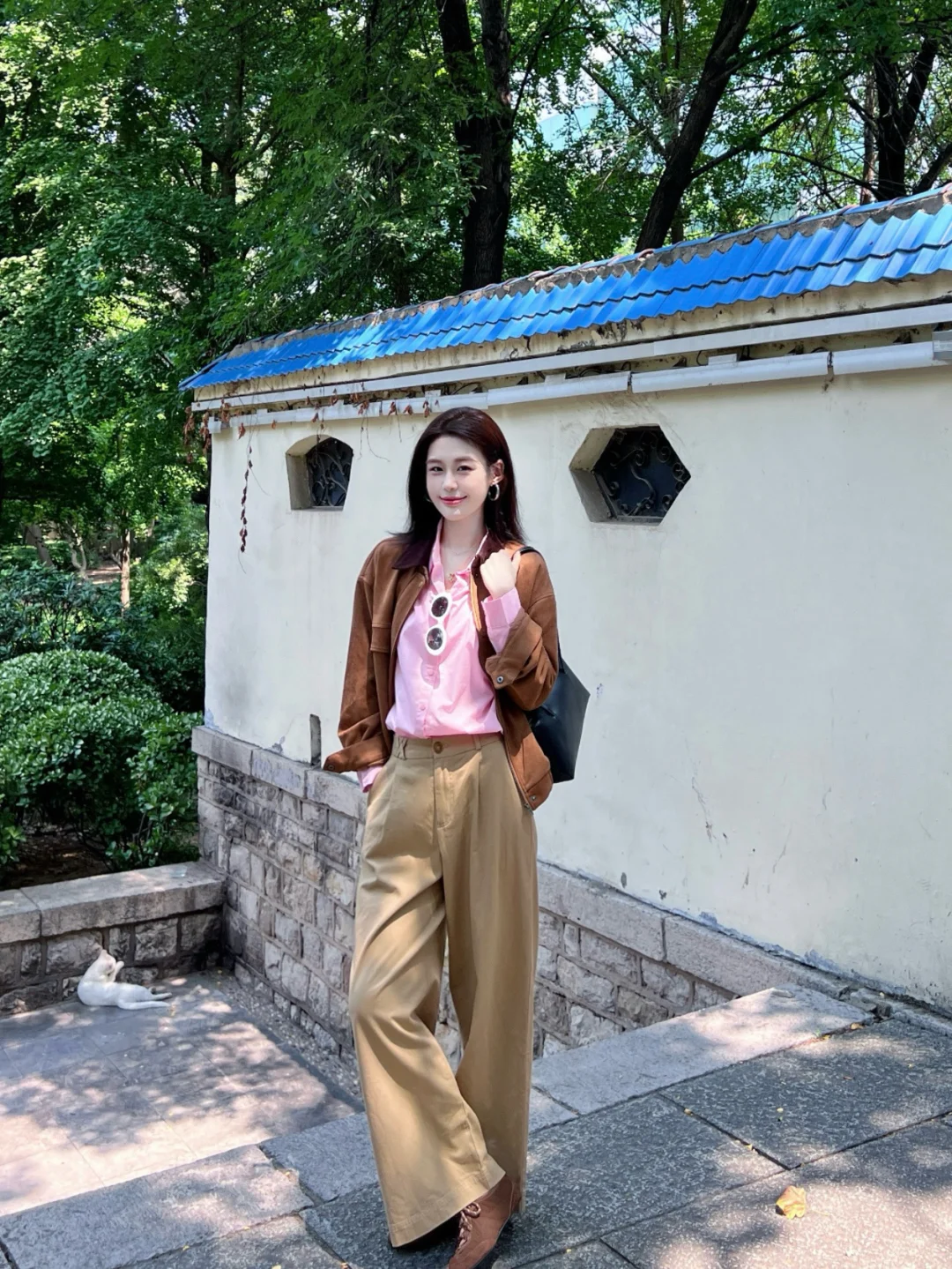 胶片🎞️简单干净出个门 秋日松弛氛围感🍂～